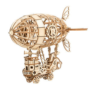 Robotime Airship DIY Wooden 3D Puzzle image 0