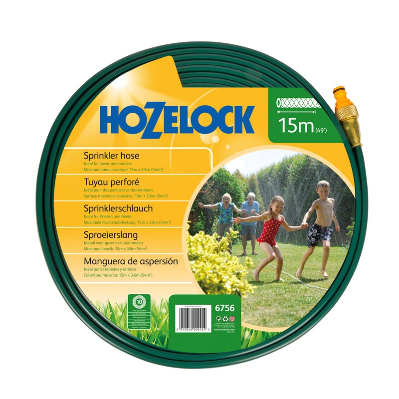Hozelock Dual Purpose Sprinkler Hose (15m Hose Length) image 0
