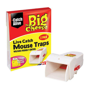 The Big Cheese Live Catch Mouse Traps (Pack of Two) image 0