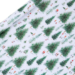 Glick Snowy Hillside Gift Wrap (4m) image 0