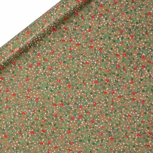 Glick Golden Sprigs Gift Wrap (4m) image 0
