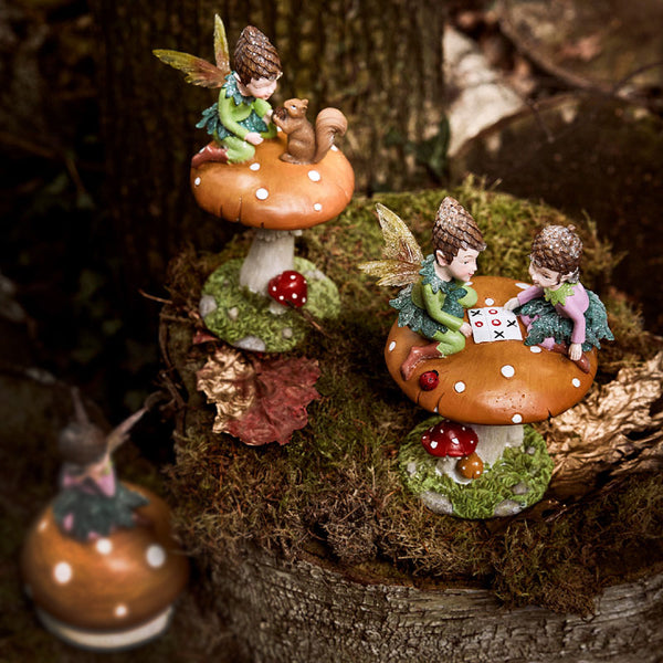 Decoris Fairy On Mushroom (Assorted Designs) image 0