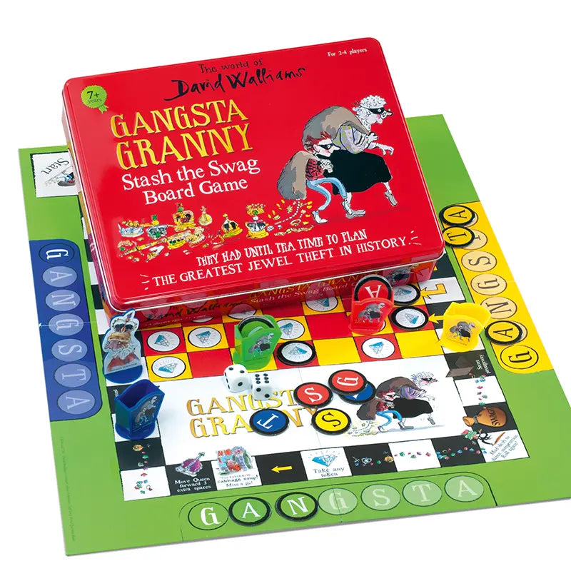 David Walliams Gangsta Granny 'Stash the Swag' Board Game image 0