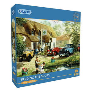 Gibsons Feeding the Ducks 500 Piece Jigsaw Puzzle image 3