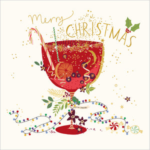 Woodmansterne Christmas Cocktail Christmas Card image 0