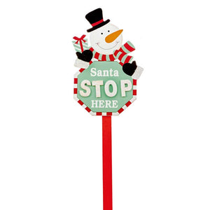 Premier Santa Stop Here Sign (Assorted Designs) image 2