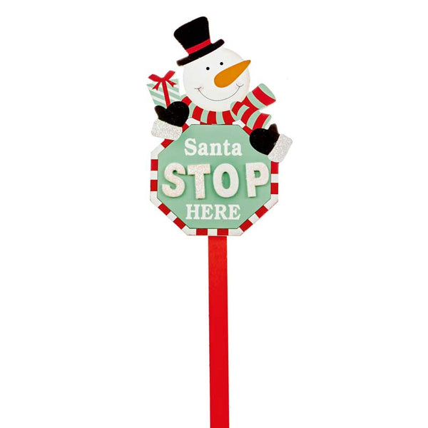 Premier Santa Stop Here Sign (Assorted Designs) image 2