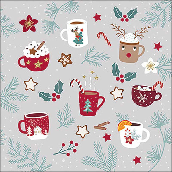 Ambiente Paper Napkins - Hot Drinks (Pack of 20) image 0