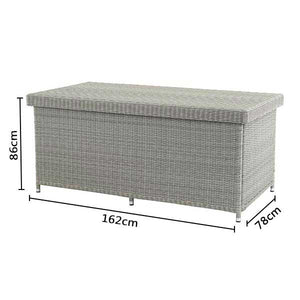 Bramblecrest Monterey Dove Grey Cushion Storage Box with Liner - Standard image 3