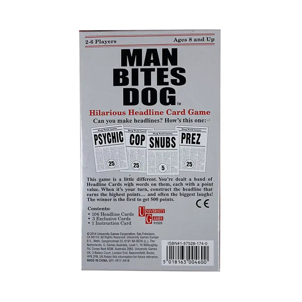 Man Bites Dog Travel Card Game image 1