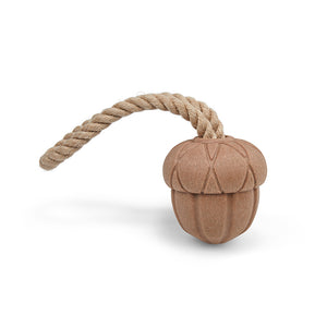 Petface Acorn On A Rope Dog Toy image 2
