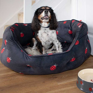 Zoon Ladybug Oval Dog Bed image 1