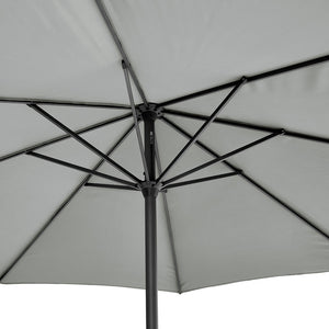 Platinum Riva 3.5m Round Crank Parasol – Luna Grey image 3