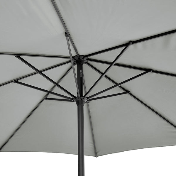 Platinum Riva 3.5m Round Crank Parasol – Luna Grey image 3
