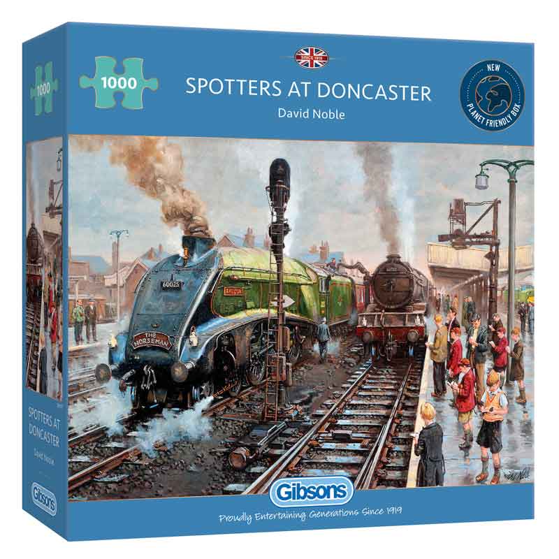 Gibsons Spotters at Doncaster 1000 Piece Jigsaw Puzzle image 0