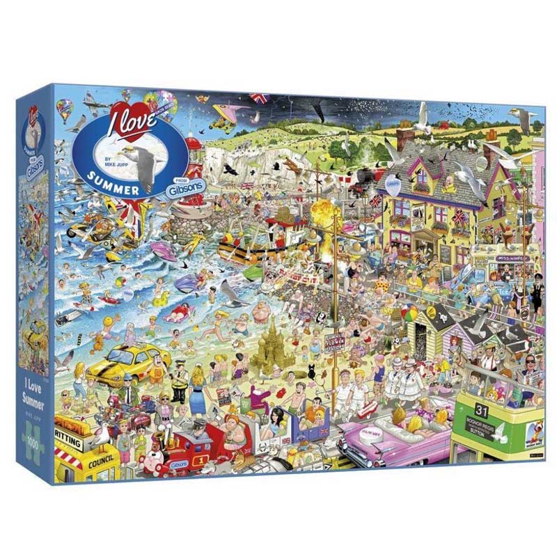 Gibsons I Love Summer 1000 Piece Jigsaw Puzzle image 0