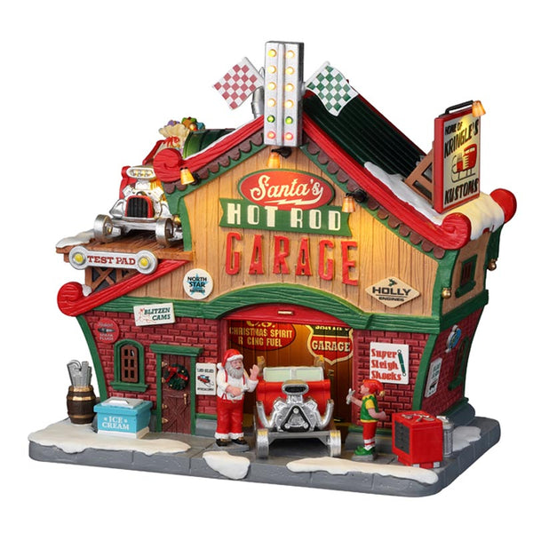Lemax Santa’s Hot Rod Garage image 0