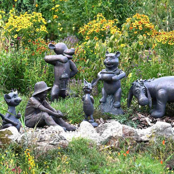 Home & Garden UK Large Winnie-the-Pooh Statue Set (Set of 6) image 0