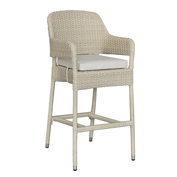 Bramblecrest Tetbury Round 4 Seat Garden Bar Set in Nutmeg Rattan image 9