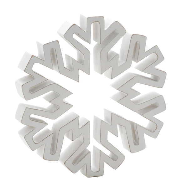 Festive Wooden Cut Out Snowflake image 1