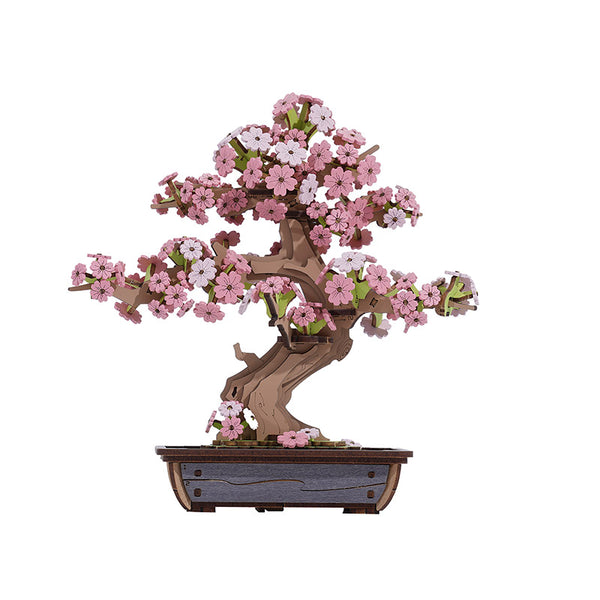 Robotime Sakura Bonsai DIY Wooden 3D Puzzle image 0