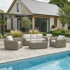 Orchard Life Morello Garden Lounge Set – Oatmeal Weave (Seats 5) image 0
