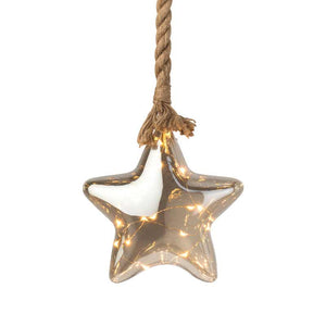 Lumineo Micro LED Hanging Smokey Star image 0