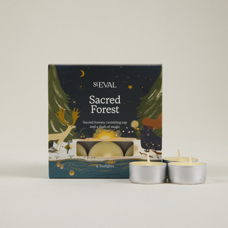 St Eval Sacred Forest Tealights (Pack of 9) image 0