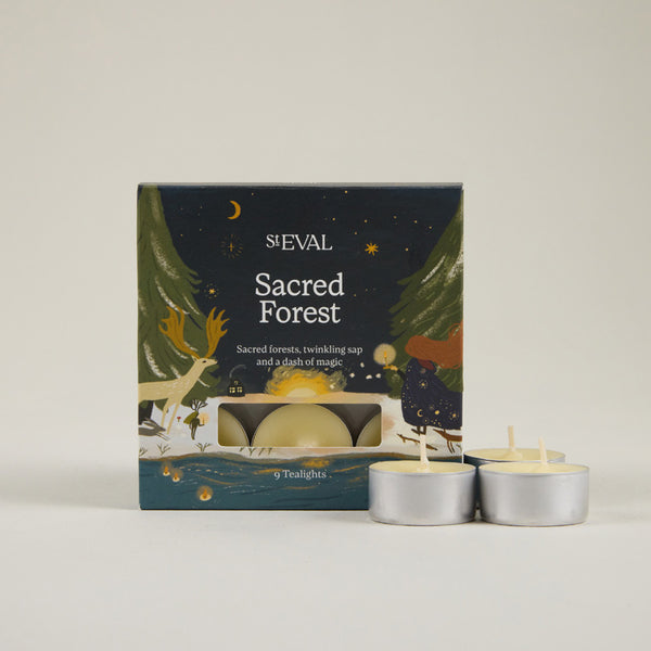 St Eval Sacred Forest Tealights (Pack of 9) image 0