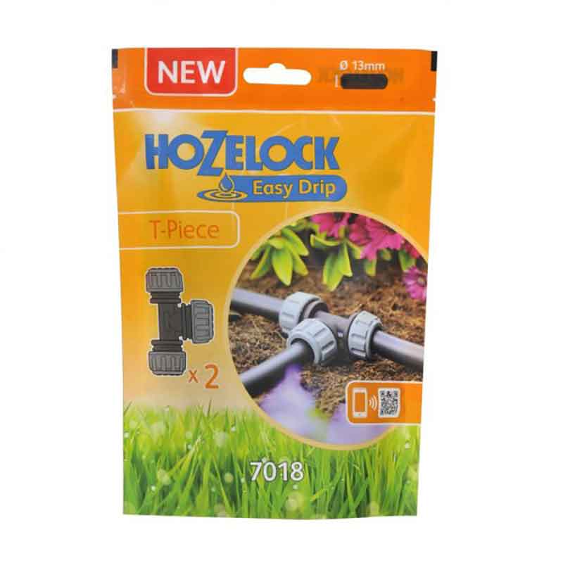 Hozelock Easy Drip 13mm T Pieces (Pack of 2) image 0