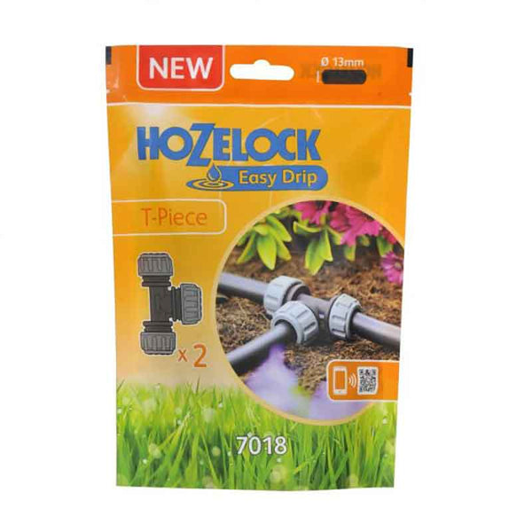 Hozelock Easy Drip 13mm T Pieces (Pack of 2) image 0