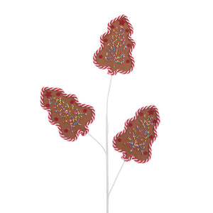 Floralsilk Gingerbread Tree Spray image 0