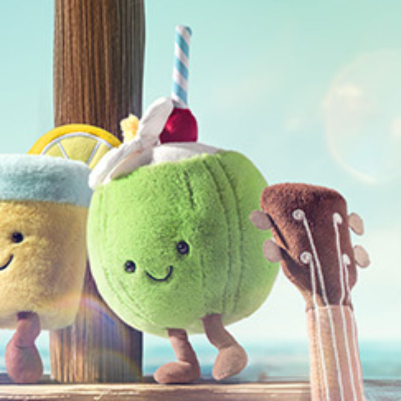 Jellycat Amuseables Aruba Coconut Soft Toy