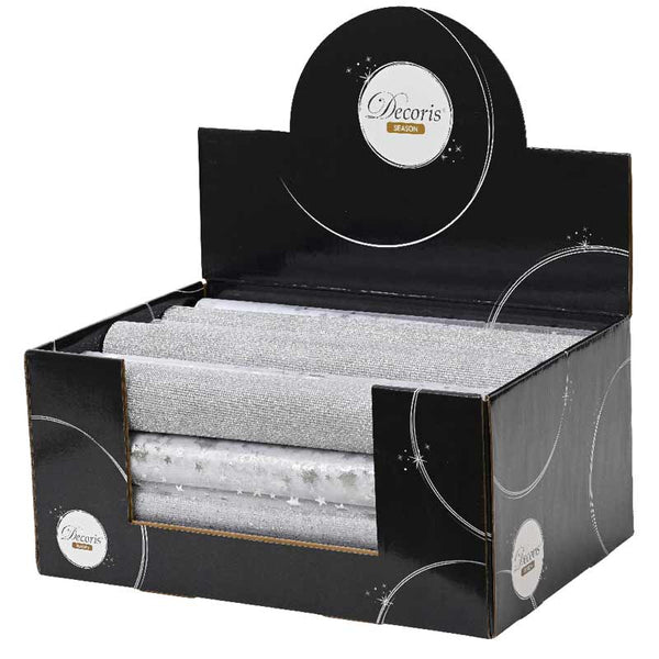Decoris Silver Fabric Roll (Assorted Designs) image 1