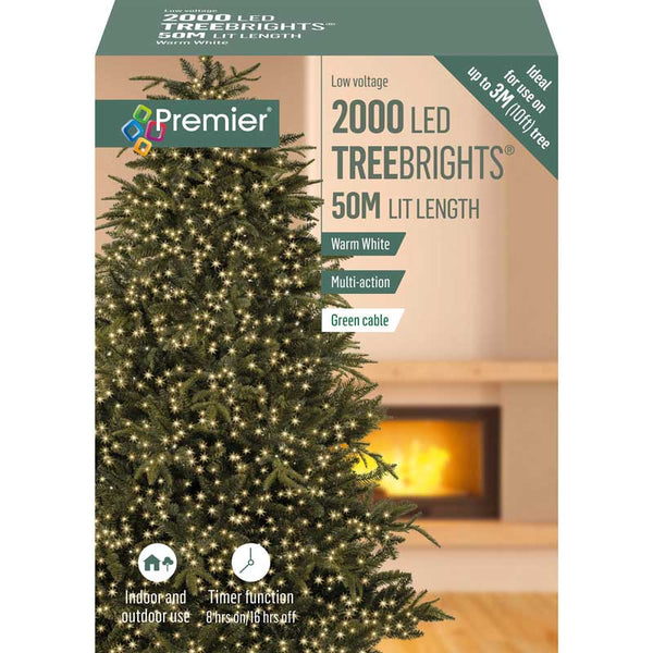 Premier 2000 Multi-Action LED TREEBRIGHTS with Timer - Warm White image 1