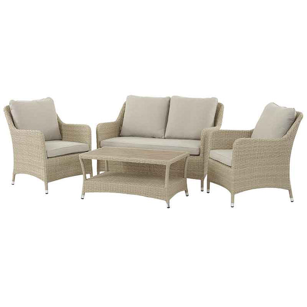 Bramblecrest Tetbury Deluxe Rattan 2-Seat Sofa Set in Nutmeg image 6