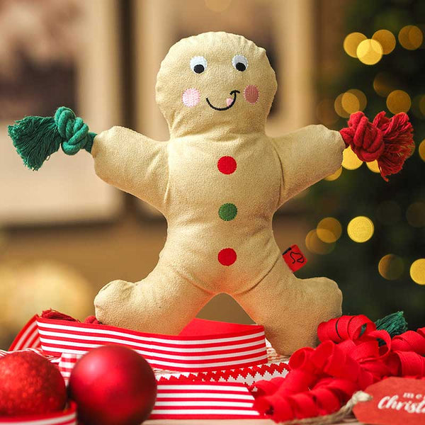 Zoon Tuff Earth Gingerbread Dog Toy image 2