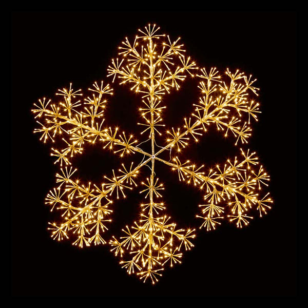 Premier Gold Starburst Snowflake - 90cm image