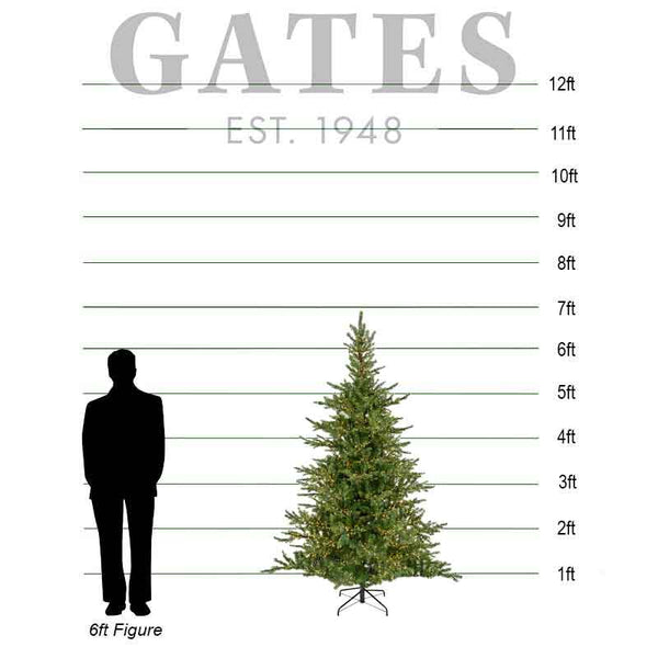 Everlands Grandis Fir / Whistler Fir Pre-Lit Christmas Tree – 7ft image 1
