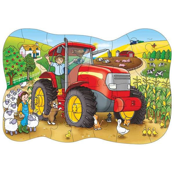 Orchard Toys Big Tractor Jigsaw Puzzle image 1