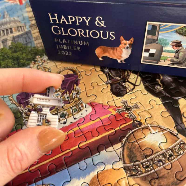 Gibsons Happy & Glorious Platinum Jubilee 2022 1000 Piece Jigsaw Puzzle image 5