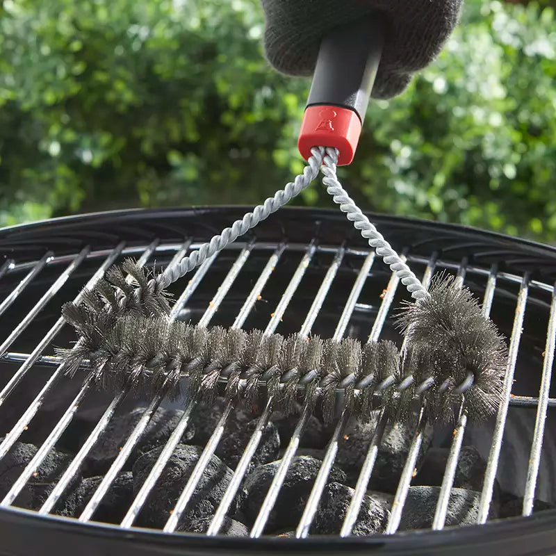 Weber Three Sided Barbecue Brush, 30cm image 0
