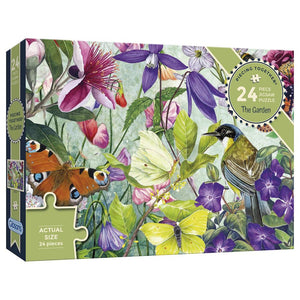Gibsons The Garden 24 XL Piece Jigsaw Puzzle - Piecing Together image 1