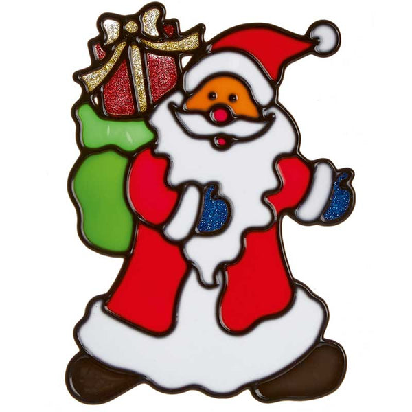 Premier Santa Window Sticker (Assorted Designs) image 4