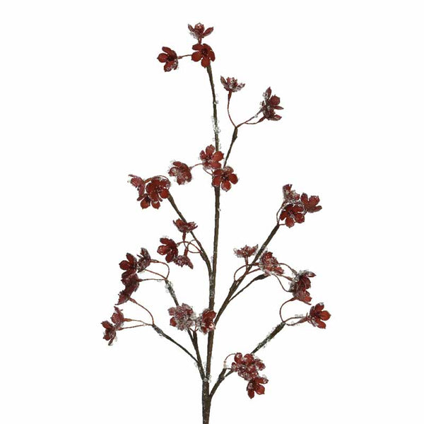Everlands Oxblood Blossom Spray (64cm) image 0