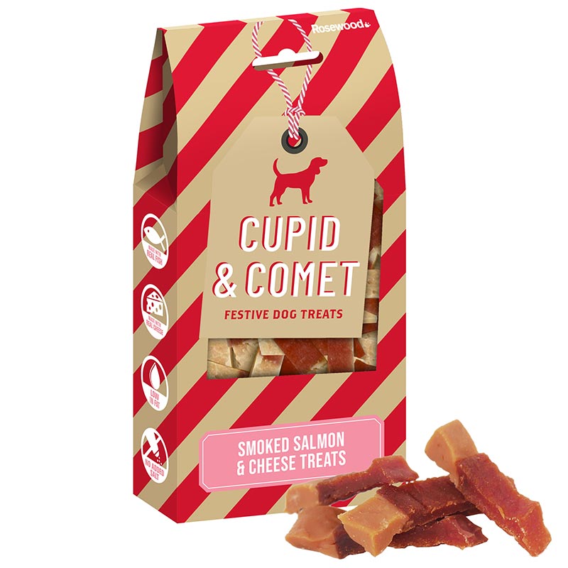 Cupid & Comet Smoked Salmon & Cheese Nibbles for Dogs image 0