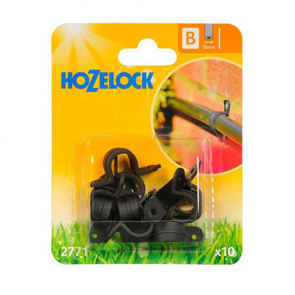 Hozelock 13mm Wall Clips (Pack of 10) image 0