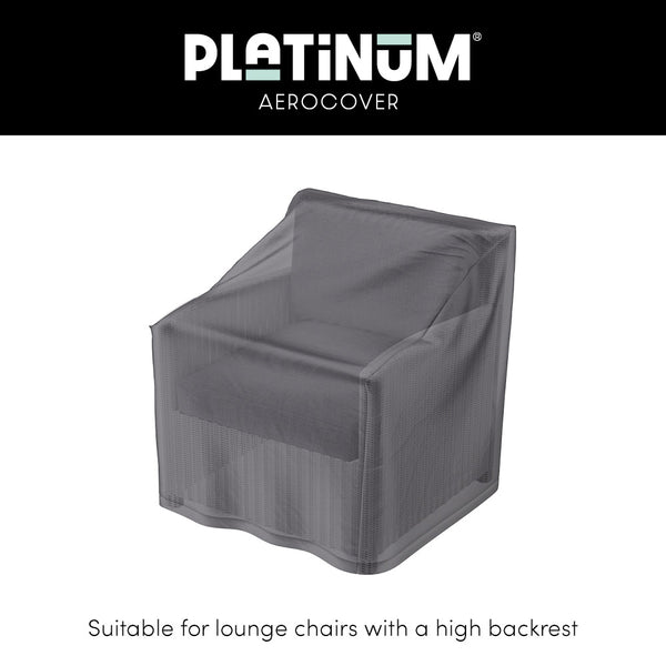 Platinum Aerocover for Outdoor High Back Lounge Chair – 75 x 78 x 110cm image 1