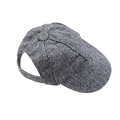 House of Paws Grey Tweed Hat image 0