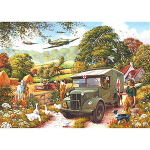 House of Puzzles Land Girls 1000 Piece Jigsaw Puzzle image 0
